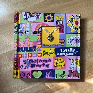 Cute little girl photo album